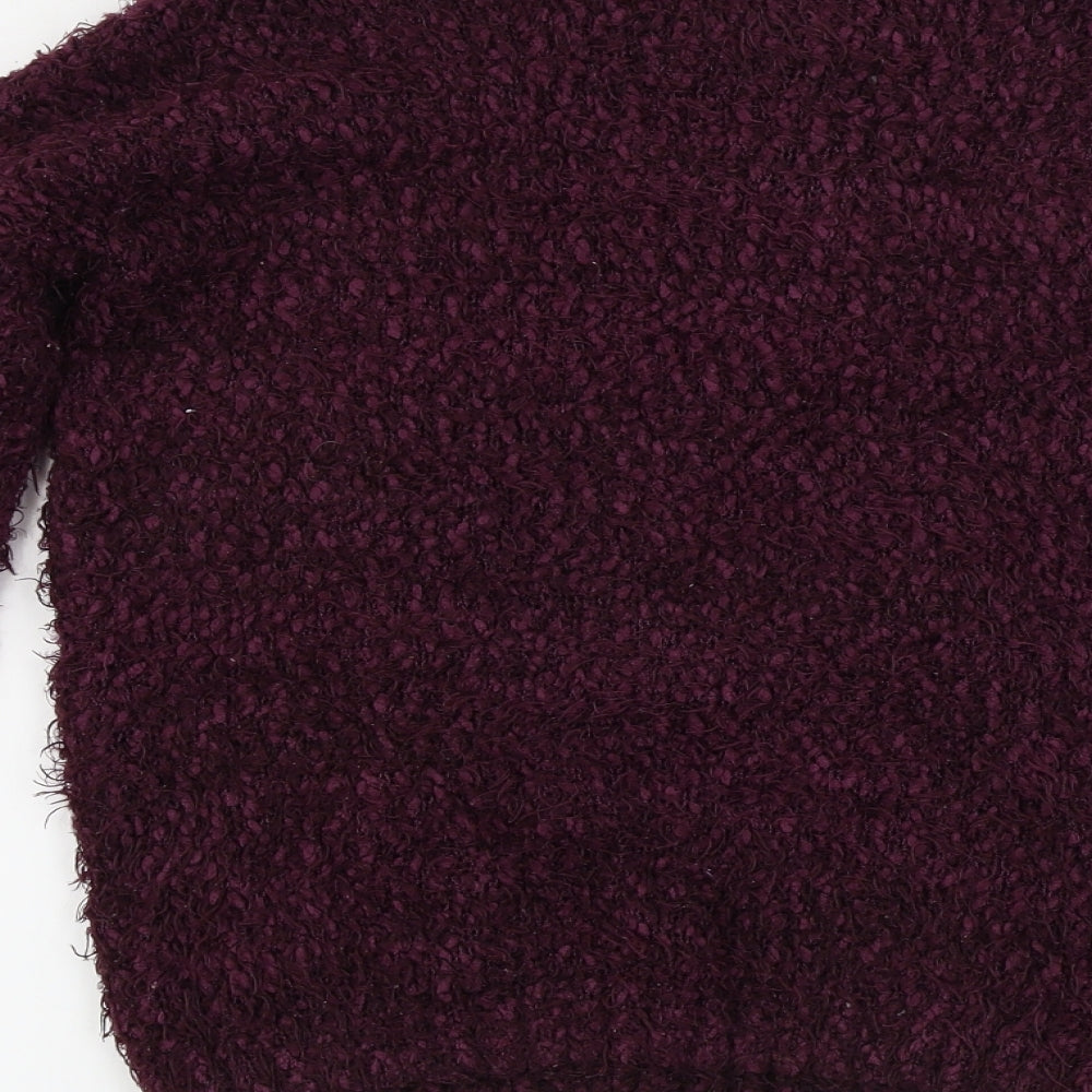 Womens UK Size S New Look Purple Pullover Jumper