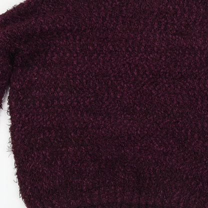 Womens UK Size S New Look Purple Pullover Jumper