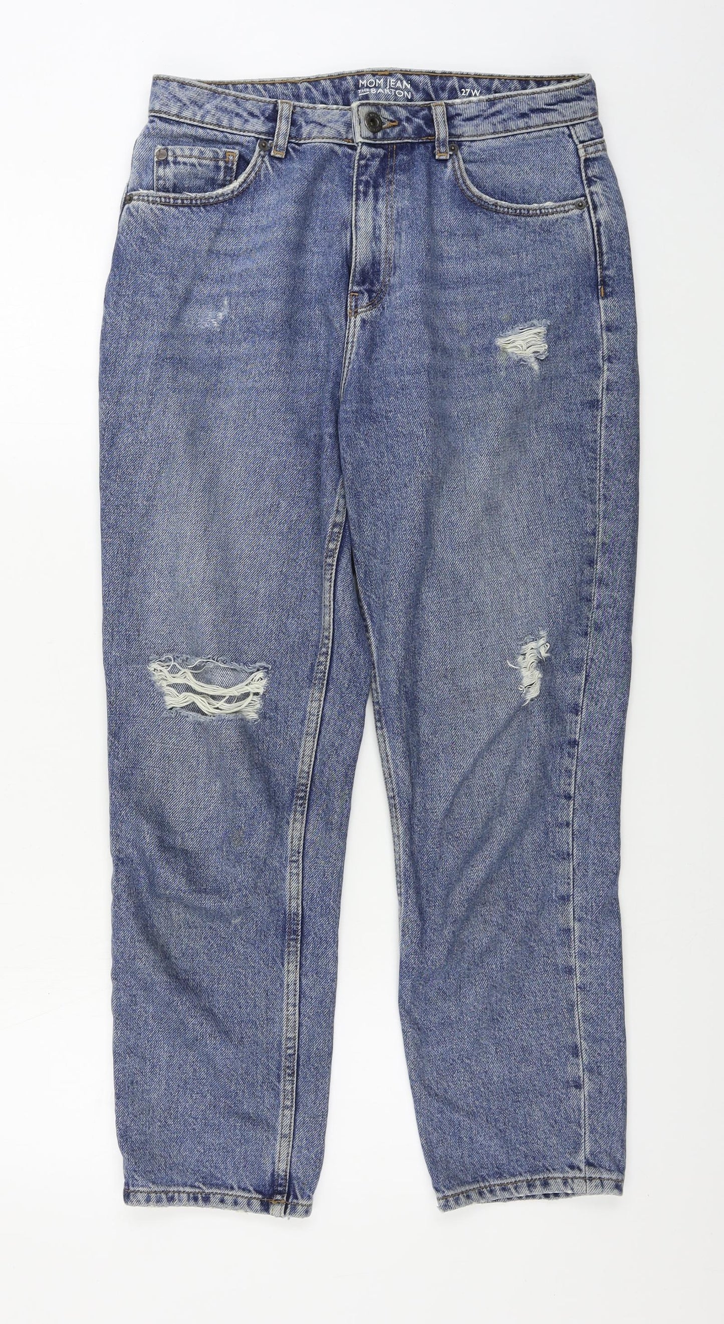 Womens UK Size 27 in Jack Wills Regular Fit Straight Blue Jeans