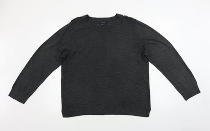 Womens UK Size 20 Atmosphere Grey Pullover Jumper