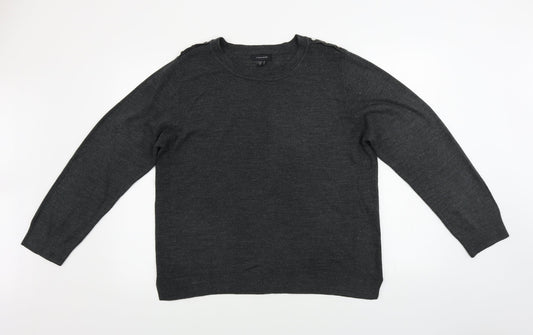 Womens UK Size 20 Atmosphere Grey Pullover Jumper