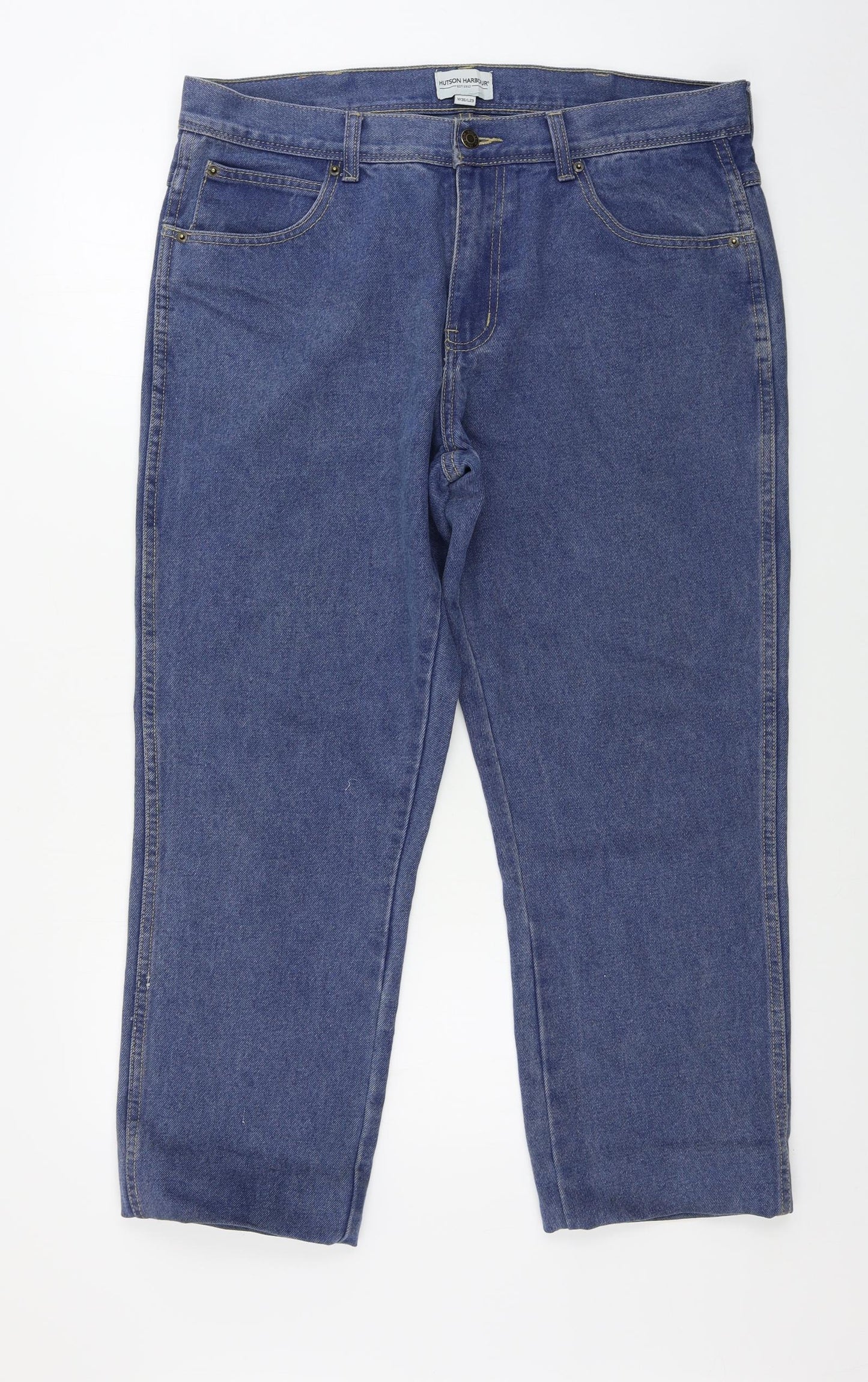Huston Harbour  Womens Blue   Straight Jeans Size 36 in L29 in