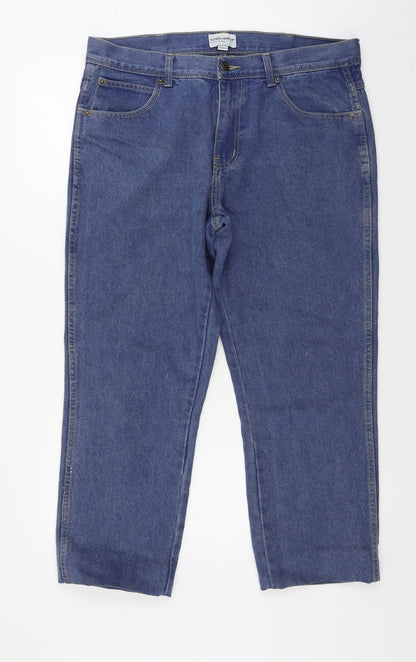 Huston Harbour  Womens Blue   Straight Jeans Size 36 in L29 in