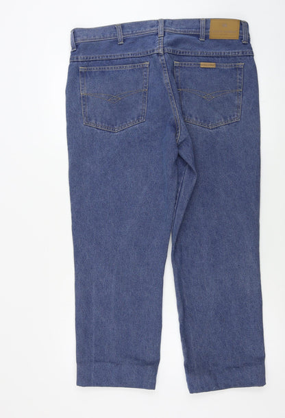 Huston Harbour  Womens Blue   Straight Jeans Size 36 in L29 in