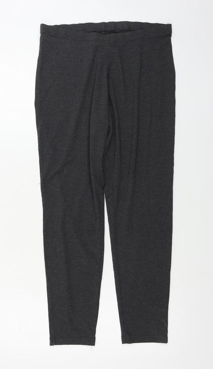 George Womens Grey   Jegging Trousers Size L L24 in