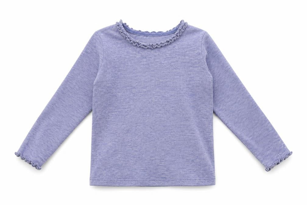 H&M  Girls Blue Striped  Basic T-Shirt Size 2 Years