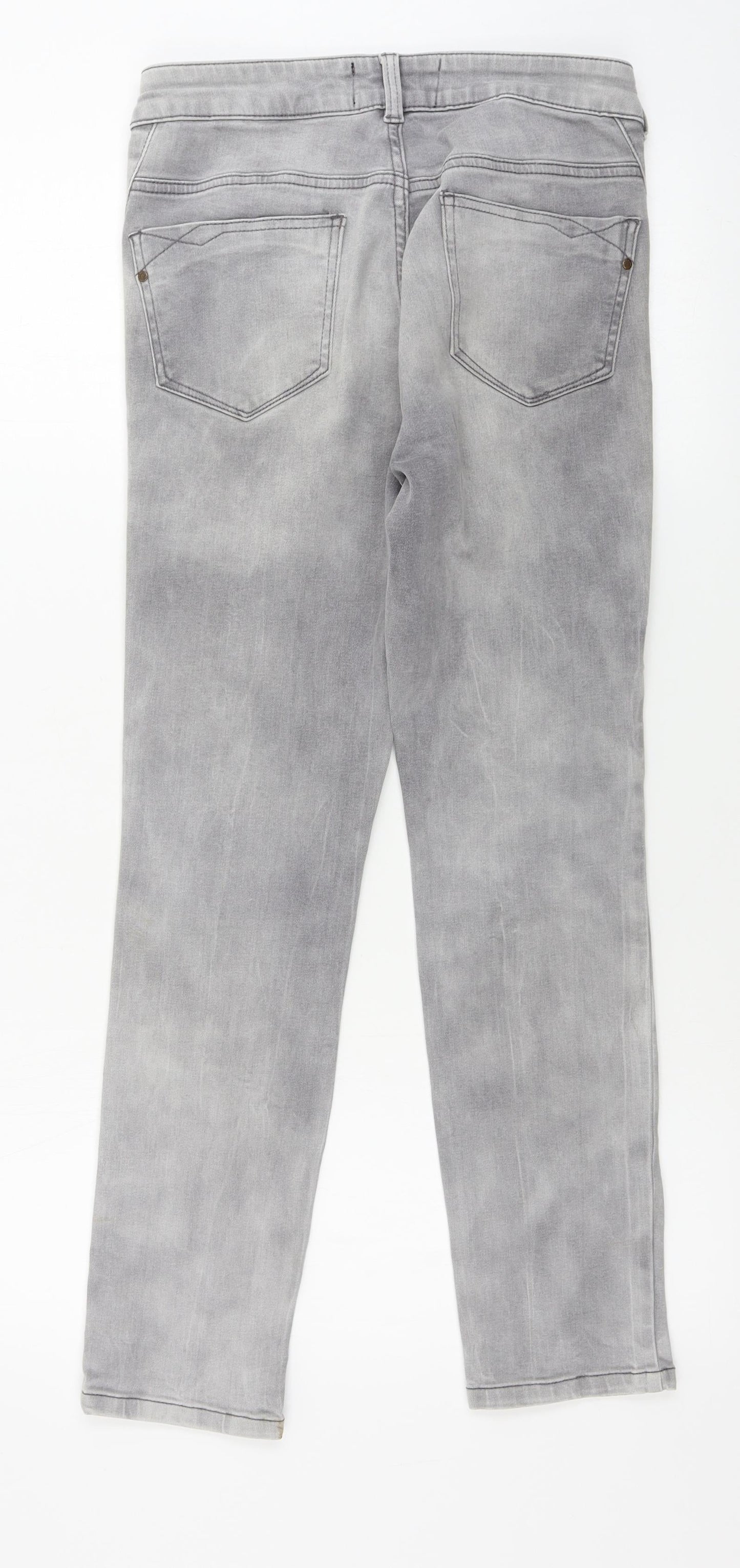 New Look  Womens Grey   Skinny Jeans Size 30 in L24 in