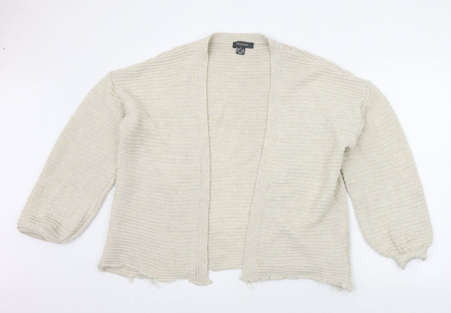 Primark Womens Beige   Cardigan Jumper Size S