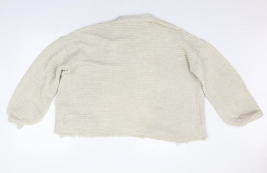 Primark Womens Beige   Cardigan Jumper Size S