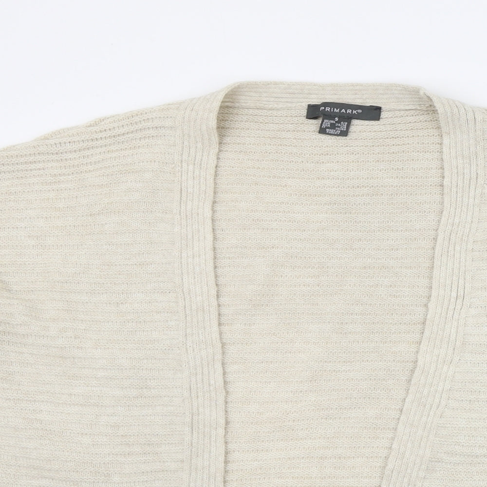 Primark Womens Beige   Cardigan Jumper Size S