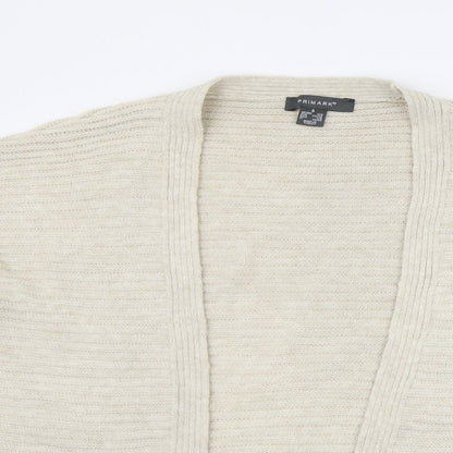 Primark Womens Beige   Cardigan Jumper Size S