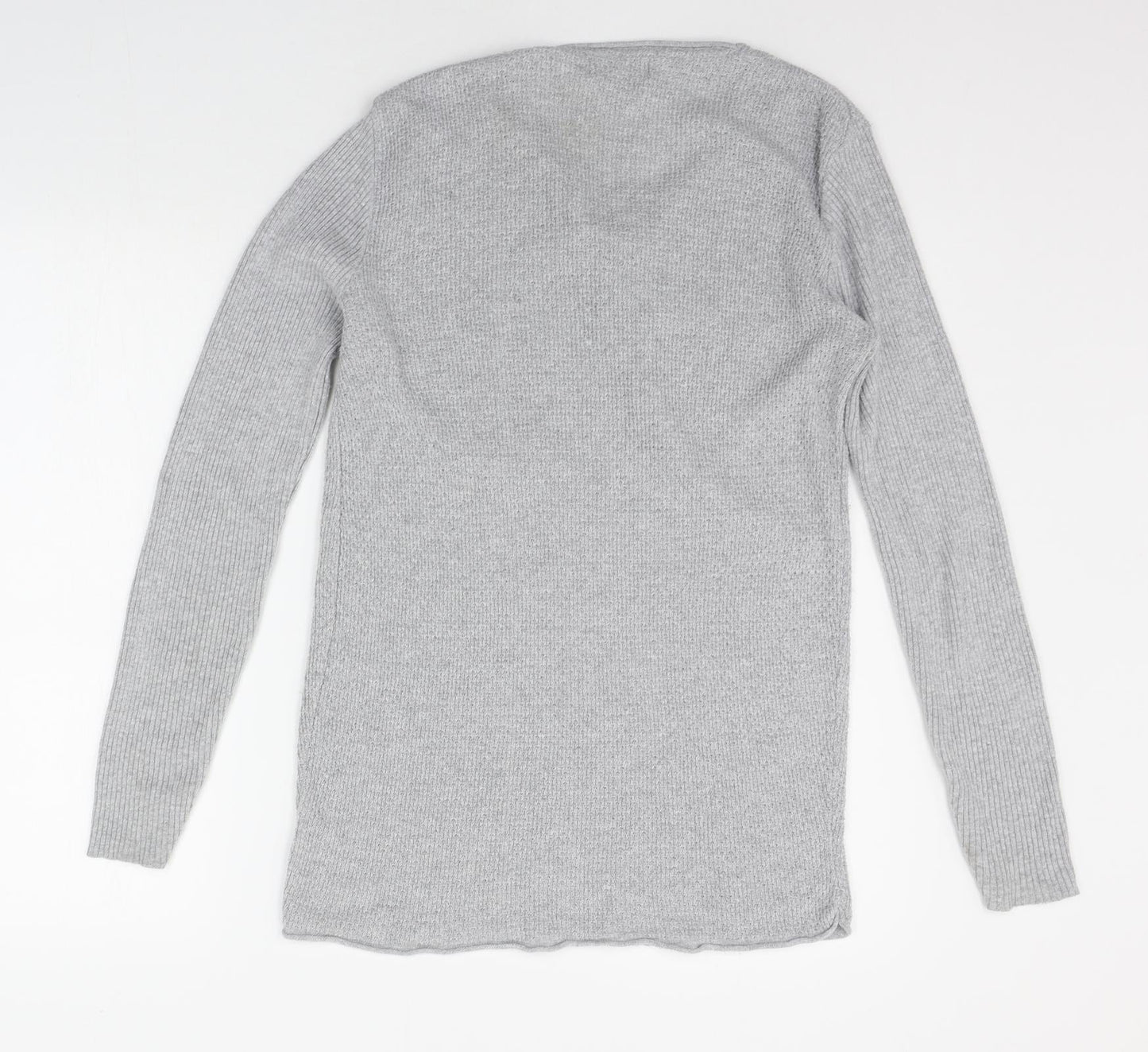 Womens UK Size 2XS River Island Grey Pullover Jumper