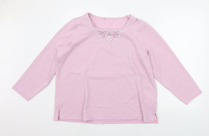 Preworn Womens Pink   Pullover Jumper Size L