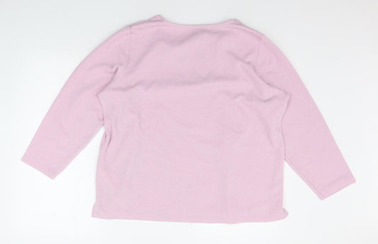 Preworn Womens Pink   Pullover Jumper Size L