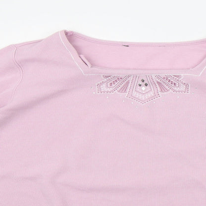 Preworn Womens Pink   Pullover Jumper Size L