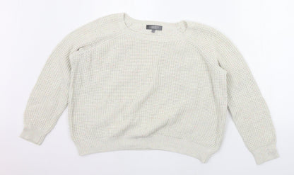 Womens UK Size 14 LIMITED COLLECTION Beige Pullover Jumper