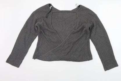 Divided Womens Grey   Pullover Jumper Size M