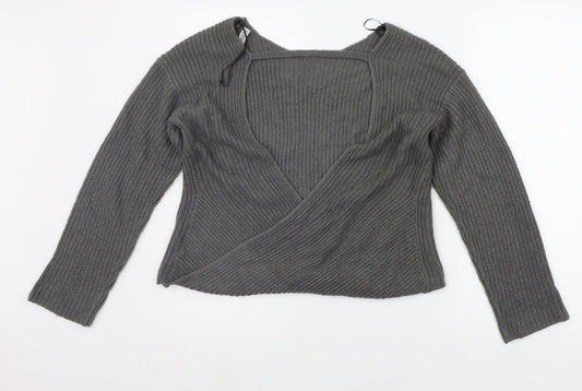 Divided Womens Grey   Pullover Jumper Size M