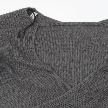 Divided Womens Grey   Pullover Jumper Size M