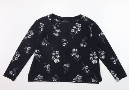Womens UK Size 14 Marks and Spencer Blue Pullover Jumper