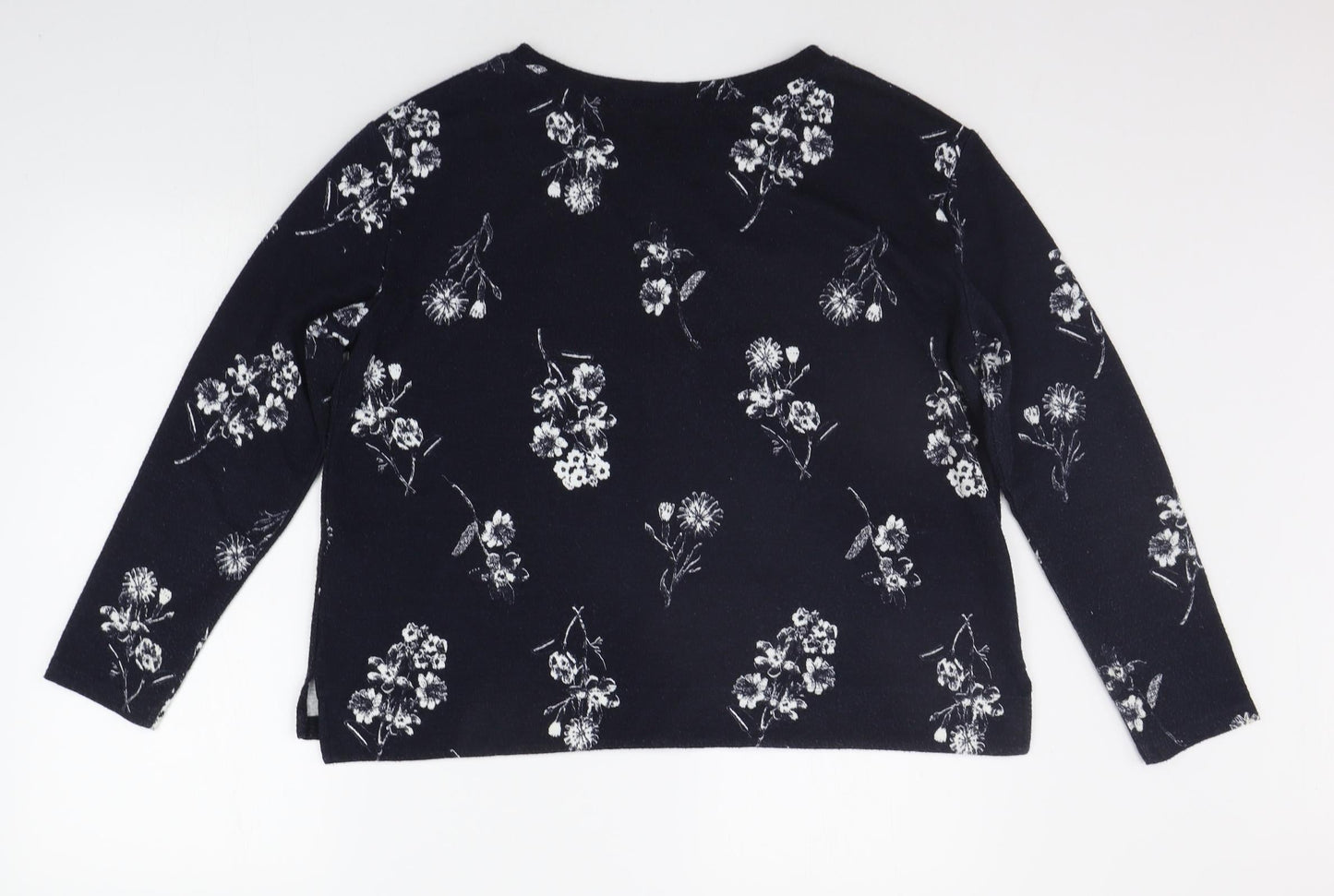 Womens UK Size 14 Marks and Spencer Blue Pullover Jumper