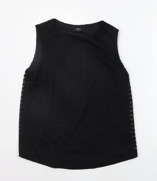 Papaya Womens White   Basic T-Shirt Size 10