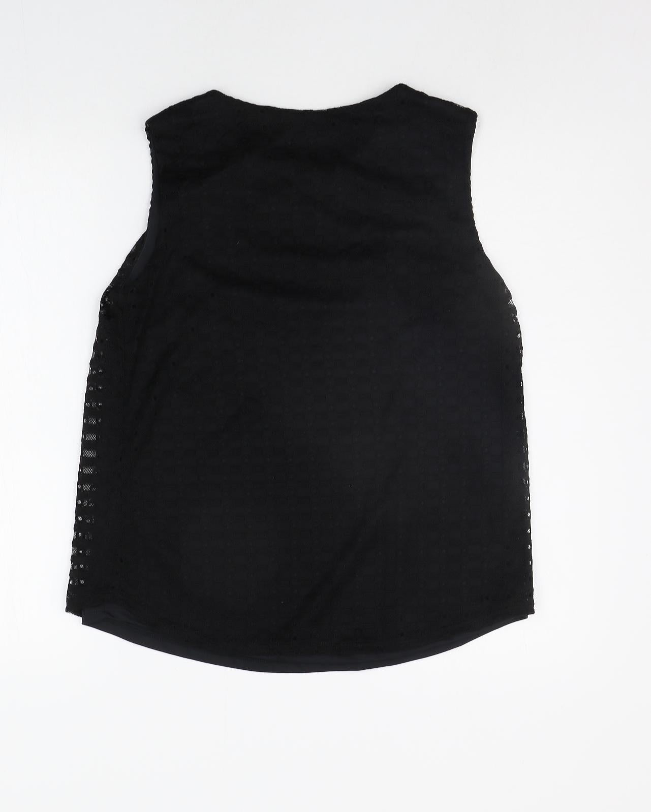 Papaya Womens White   Basic T-Shirt Size 10