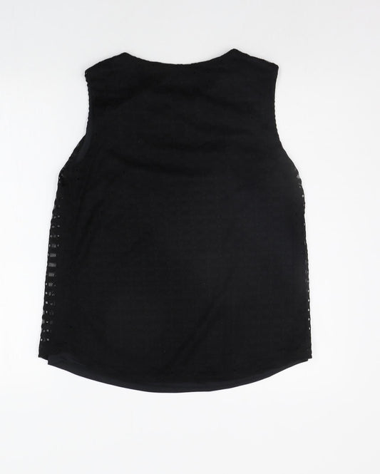 Papaya Womens White   Basic T-Shirt Size 10