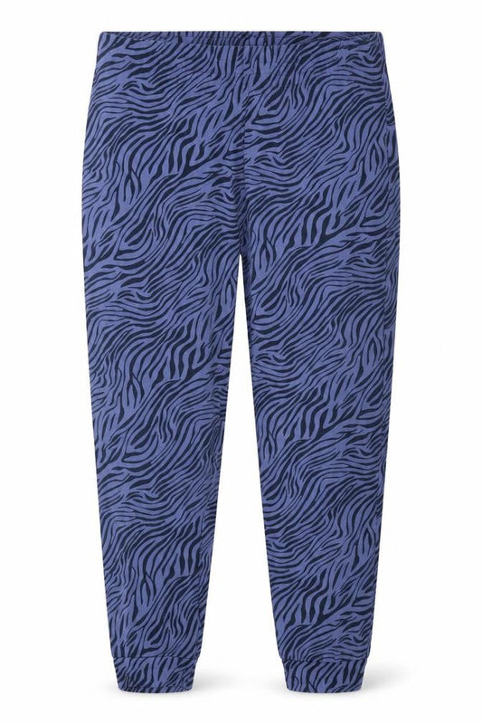 Womens UK Size 12 Avenue Regular Fit Jogger Blue Trousers