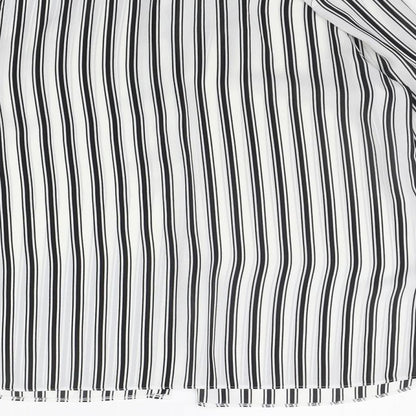 Primark Womens Black Striped  Basic Button-Up Size 10