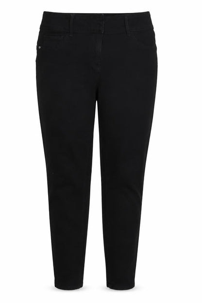 Womens UK Size 12 Papaya Regular Fit  Black Trousers