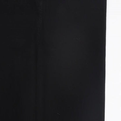 Womens UK Size 12 Papaya Regular Fit  Black Trousers