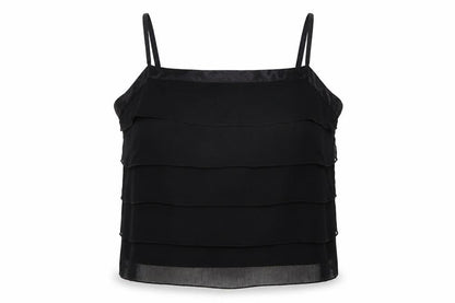 Womens UK Size 14 Dorothy Perkins Black Basic Tank