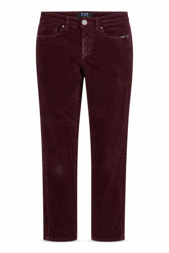 FDJ Womens Purple   Trousers  Size 6 L28 in