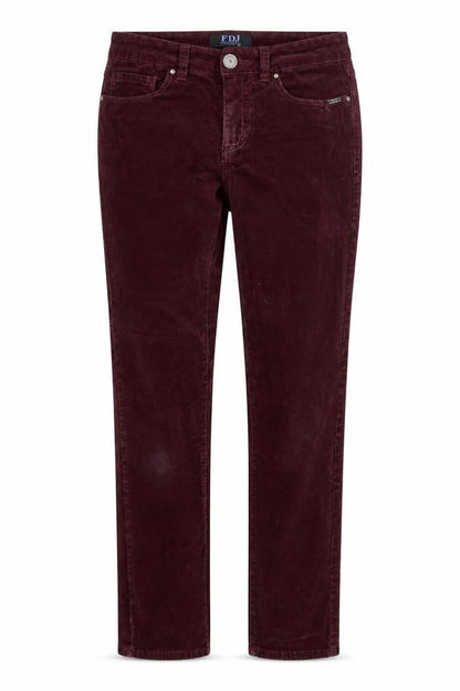 FDJ Womens Purple   Trousers  Size 6 L28 in