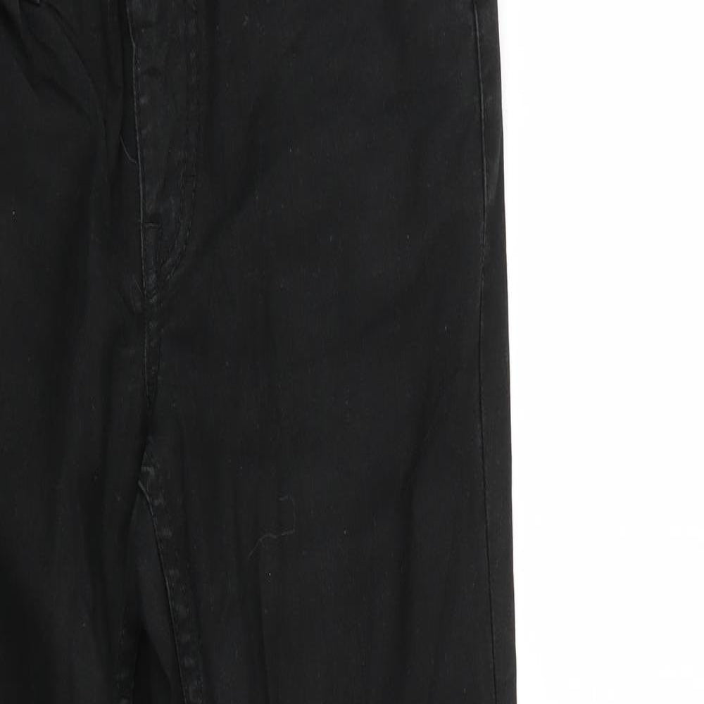 Womens UK Size  Preworn Regular Fit Skinny Black Jeans