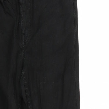 Womens UK Size  Preworn Regular Fit Skinny Black Jeans