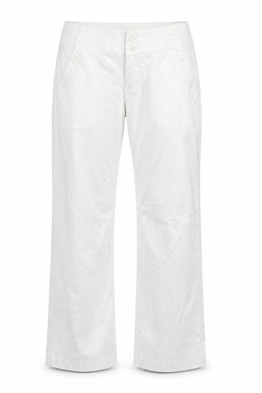 Womens UK Size 12 Mexx Regular Fit  White Trousers