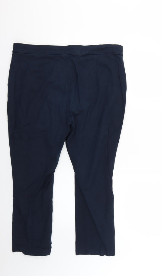 F&F Womens Blue   Trousers  Size 18 L24 in