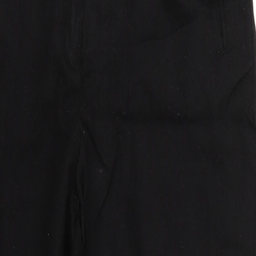 Womens UK Size 14 Marks and Spencer Regular Fit  Black Trousers