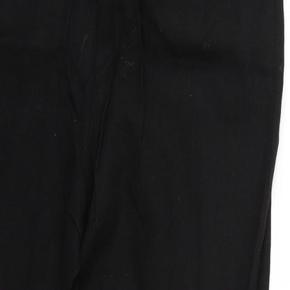Womens UK Size 14 Marks and Spencer Regular Fit  Black Trousers
