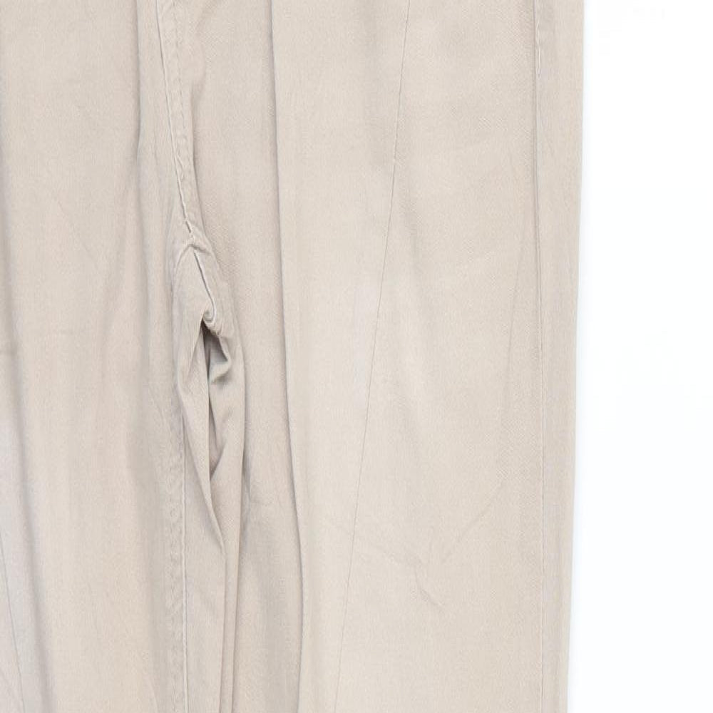 Mens UK Size 25 in Street One Regular Fit Skinny Beige Jeans