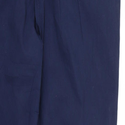 woman Womens Blue   Trousers  Size 10 L26 in
