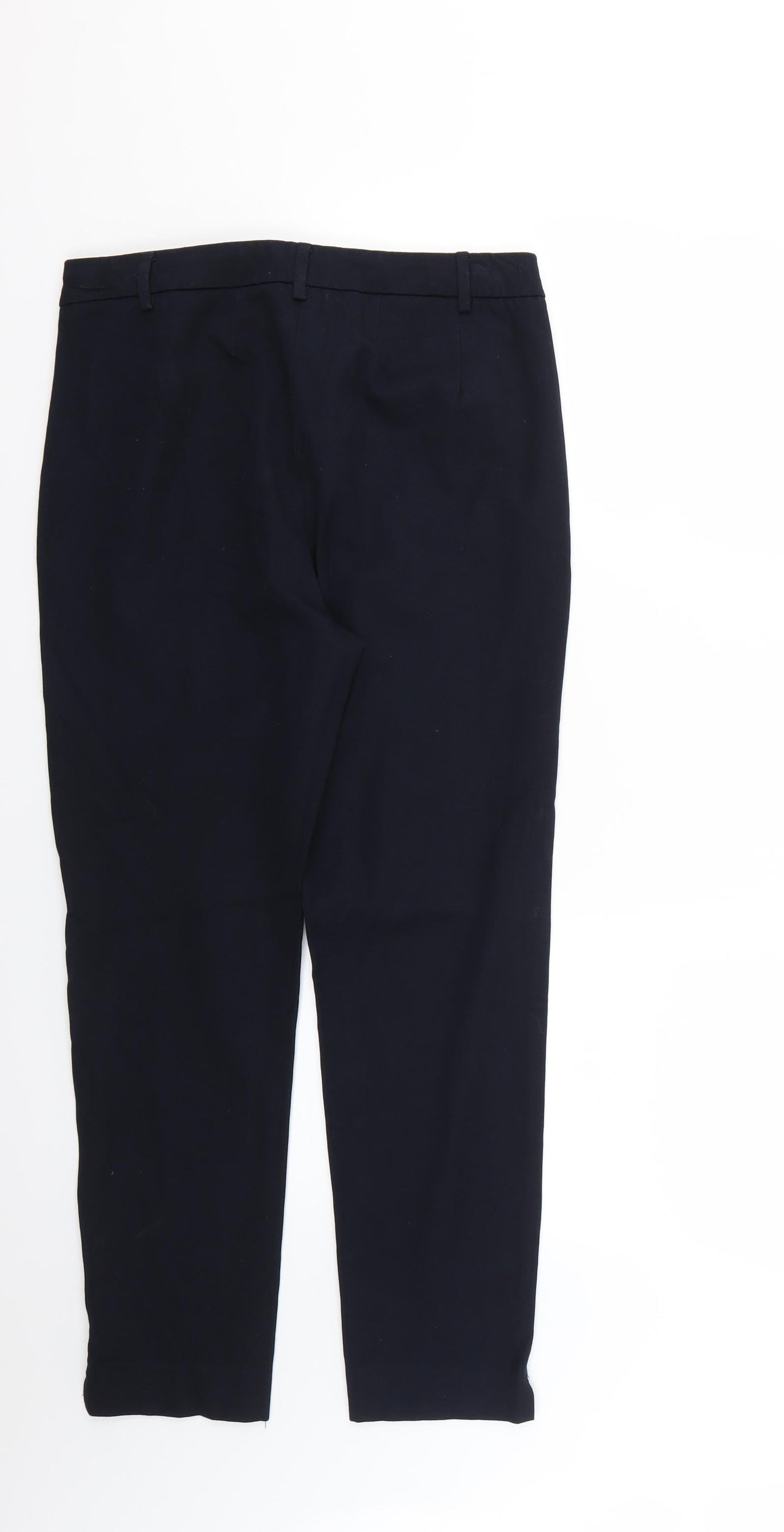 Womens UK Size 10 Marks and Spencer Regular Fit  Blue Trousers