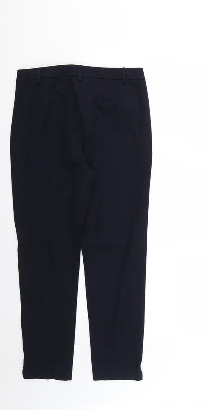 Womens UK Size 10 Marks and Spencer Regular Fit  Blue Trousers