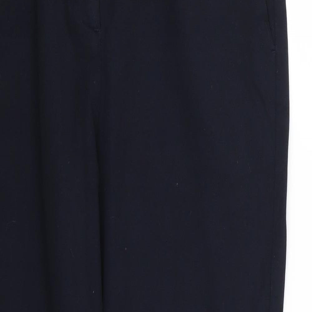 Womens UK Size 10 Marks and Spencer Regular Fit  Blue Trousers