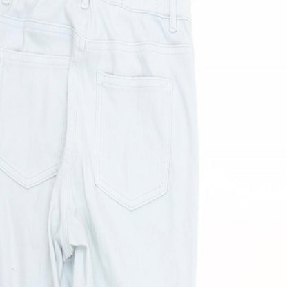 Womens UK Size S Preworn Regular Fit Skinny Blue Jeans