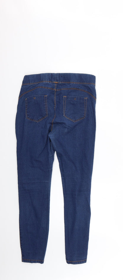 Denim & Co. Womens Blue   Skinny Jeans Size 12 L24 in