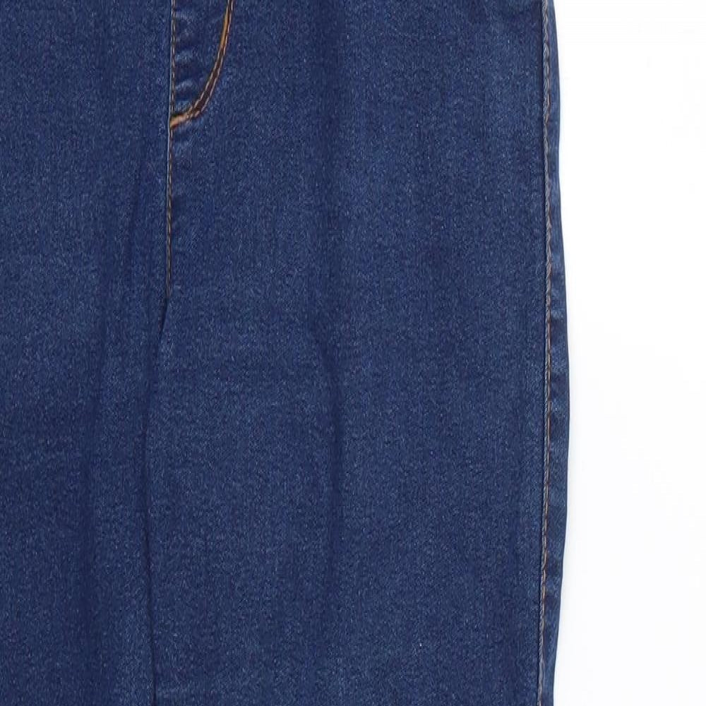 Denim & Co. Womens Blue   Skinny Jeans Size 12 L24 in