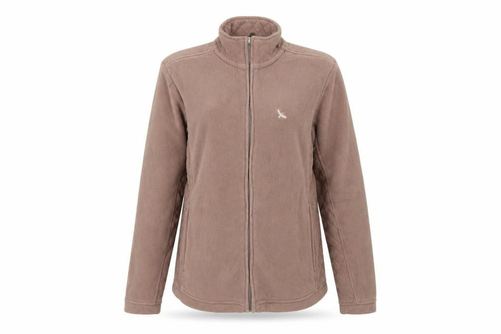 Womens UK Size 14 Hawkshead Brown Full Zip Jumper